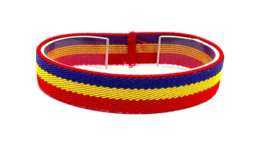 Movilear Pulsera De Tela Elastica Unisex Hombre y Mujer Ajustable Bandera Republicana Republica