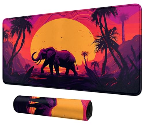 Image of Card Mat for MTG & TCG Playmat,Elephan Through Jungle
