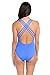 La Blanca Women's Island Goddess Cross Back One Piece Swimsuit