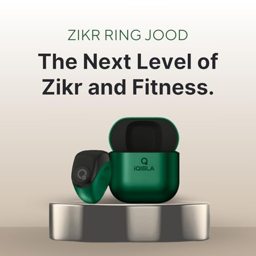 Image of TAKVA - Zikr Ring Jood | Improved, Smart Tasbih Ring (Interchangeable Ring Sizes) (Black)
