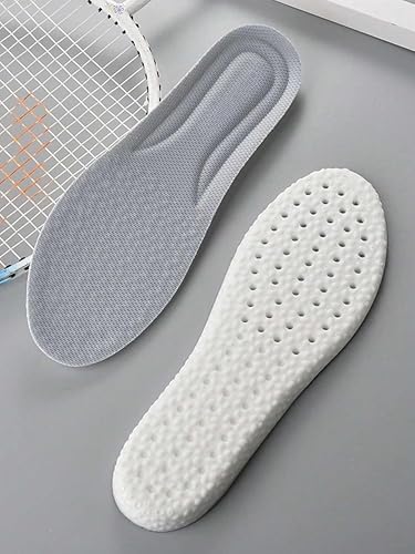 Image of Purastep Memory Foam Shoe Insoles, Elastic Shock Absorbing Height Increasing Sports Shoe Insoles For Men And Women Cuttable Soft Breathable Honeycomb Orthotic Replacement Inserts | EU 41-42 | 1 Pair