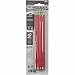 Ticonderoga Erasable Checking Pencils, Eraser Tipped, Pre-Sharpened, Red, 4 Pack (2 pencils per Pack) (13901)