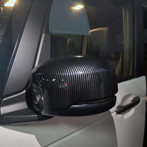 TAIFY ホンダ N-BOX バックミラーカバー サイドミラーカバー ミラーカバー ガーニッシュ アクセサリー Honda 新型 N-BOX JF5系 JF6系 専用 ABS製 2P【カーボン調】NBJF-11-T