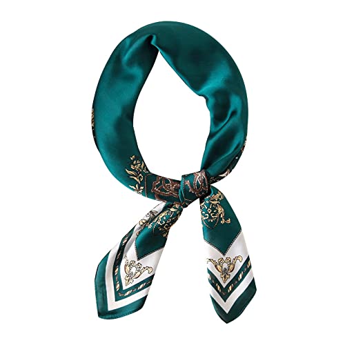 Bellette Schal Kopftücher Halstuch Damen Seide Gefühl Schals Frauen Elegant Seidenschal Seidentuch Scarf Bandana Taschentuch Ansatz Handgelenkband, Einheitsgröße Cover