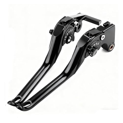 Levier d'embrayage de moto réglable noir pour éviter la fatigue sur Triumph Tiger