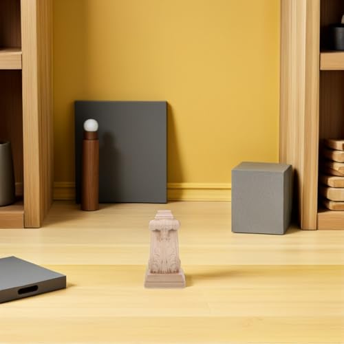 Console en bois sculpté de style européen pour étagère élégante