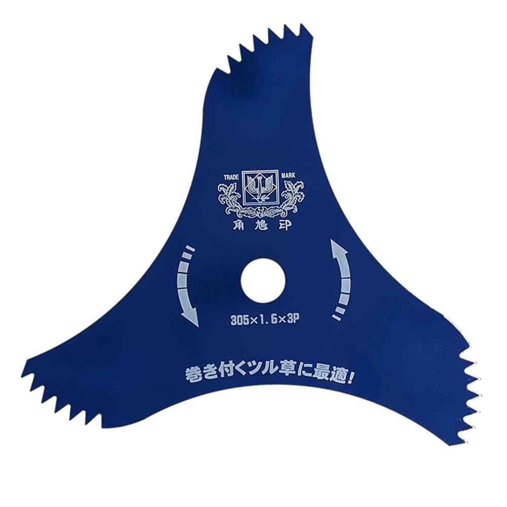 ツムラ ツル草三枚刃 305mm×1.6mm×3P(刃数) 草刈り 刈払機用 津…