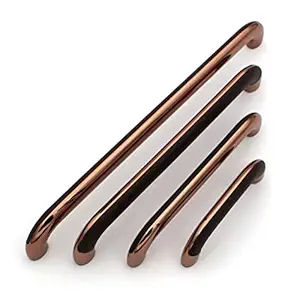 ABVIN Dual Side Texture Rosegold Cabinet Handles for Hardware Cabinets, Cupboards and Drawers - Cocacola Finish - 1 pcs (4.5 inch)