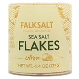 Falksalt Crystal Flakes, Citron, 4.4-Ounce
