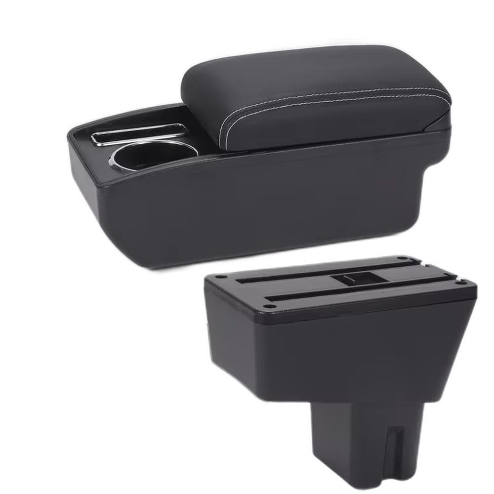 Fsozdbbpl C3 Black White No Usb For Citroen C3 C4 2025 Car Armrest Box Center Console Storage Box Interior Parts
