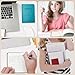 4Pcs Pocket Notebooks,Softcover Mini Notebooks 192 Pages With Wire Binding Small Notepad A7 Cute Small Notebook Pocket Diary Suitable for Work Study School Office Home Supplies Book Accessories