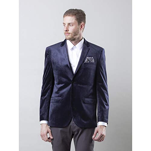 Paletó Veludo Dixon Azul Marinho Spirito Santo - 48 >