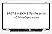 Price comparison product image Generic New 14.0 Inch HD On-Cell Touchscreen 40-Pin Laptop LED LCD Touch Screen Replacement Compatible with Acer Aspire E5-473T-58D7 Fits B140XTK00, N140BGN-E42,B140XTK01.0