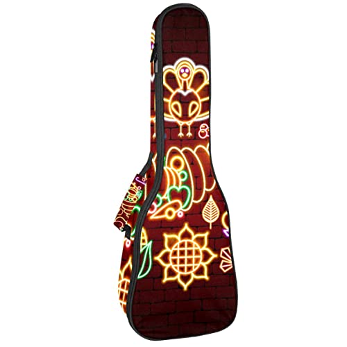 Housse de transport pour ukulélé ténor soprano – 58,4 cm – 10 mm d’épaisseur – Douce et rembourrée – Sangles réglables - Les Beatles, Paul McCartney, John Lennon, RIngo Starr, George Harrison Housse de transport pour ukulélé ténor soprano - 58,4 cm - 10 mm d'épaisseur - Douce et rembourrée - Sangles réglables