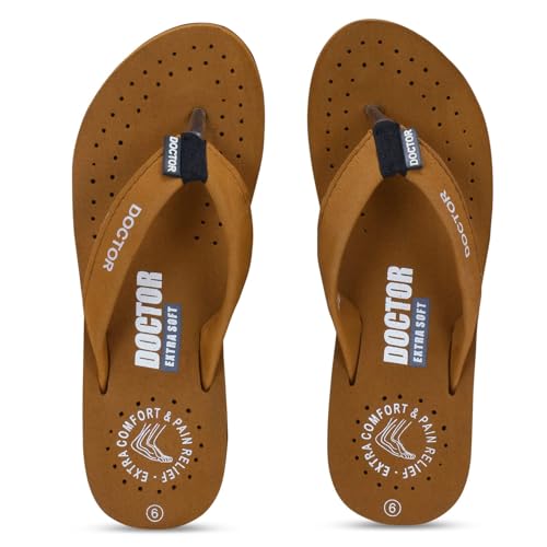 Image of DOCTOR EXTRA SOFT Women's Ortho Care Orthopaedic and Diabetic Feel Good Super Comfort Dr Sliders /Flip-flops /House Slippers [OR-D-16]