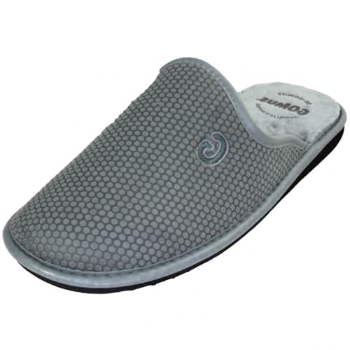 Chaussures de maison homme garçon bleu marin légères et lisses