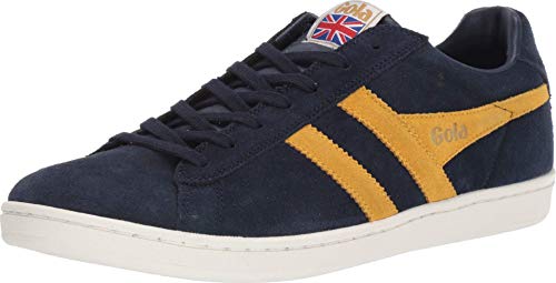 Image of Gola Equipe Suede - Sneakers for Men - Contrasting Wingflash - Heel Return - Durable Cupsole - Low Silhouette