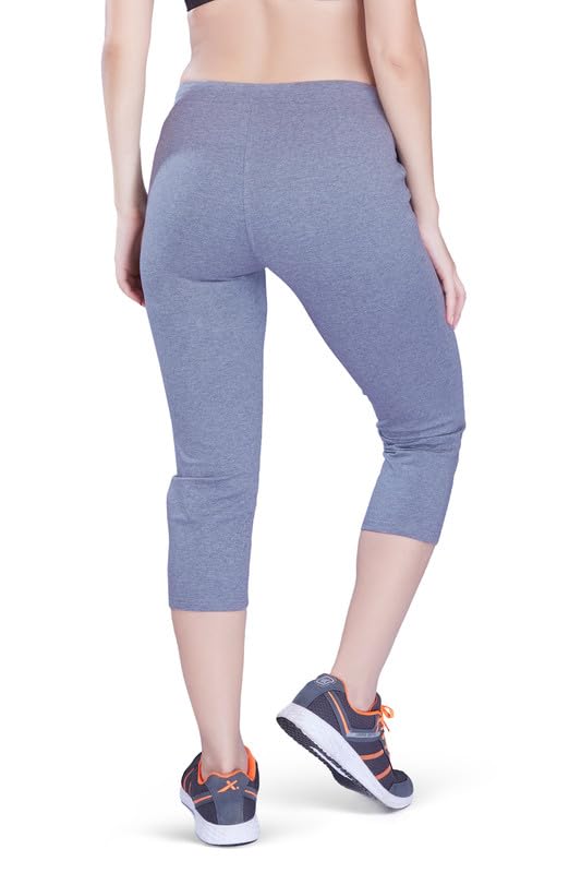 Image of Slim FIT Stretchable Capri with Side Pockets for Women