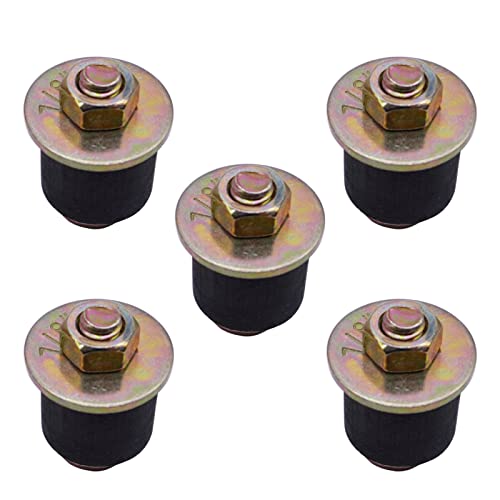Image of 5 Packs Rubber Expansion Plug 7 /8 inch to 1 inch ( 22mm - 25mm) Rubber Freeze Plug,Replace 570-004, Black