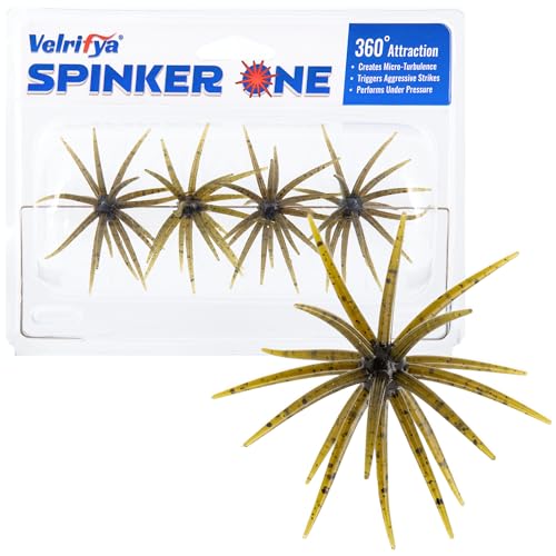 Tentacle Creature Lure, Japanese Style Soft Plastic Baits for Bass Fishing - for Drop Shot, Wacky...