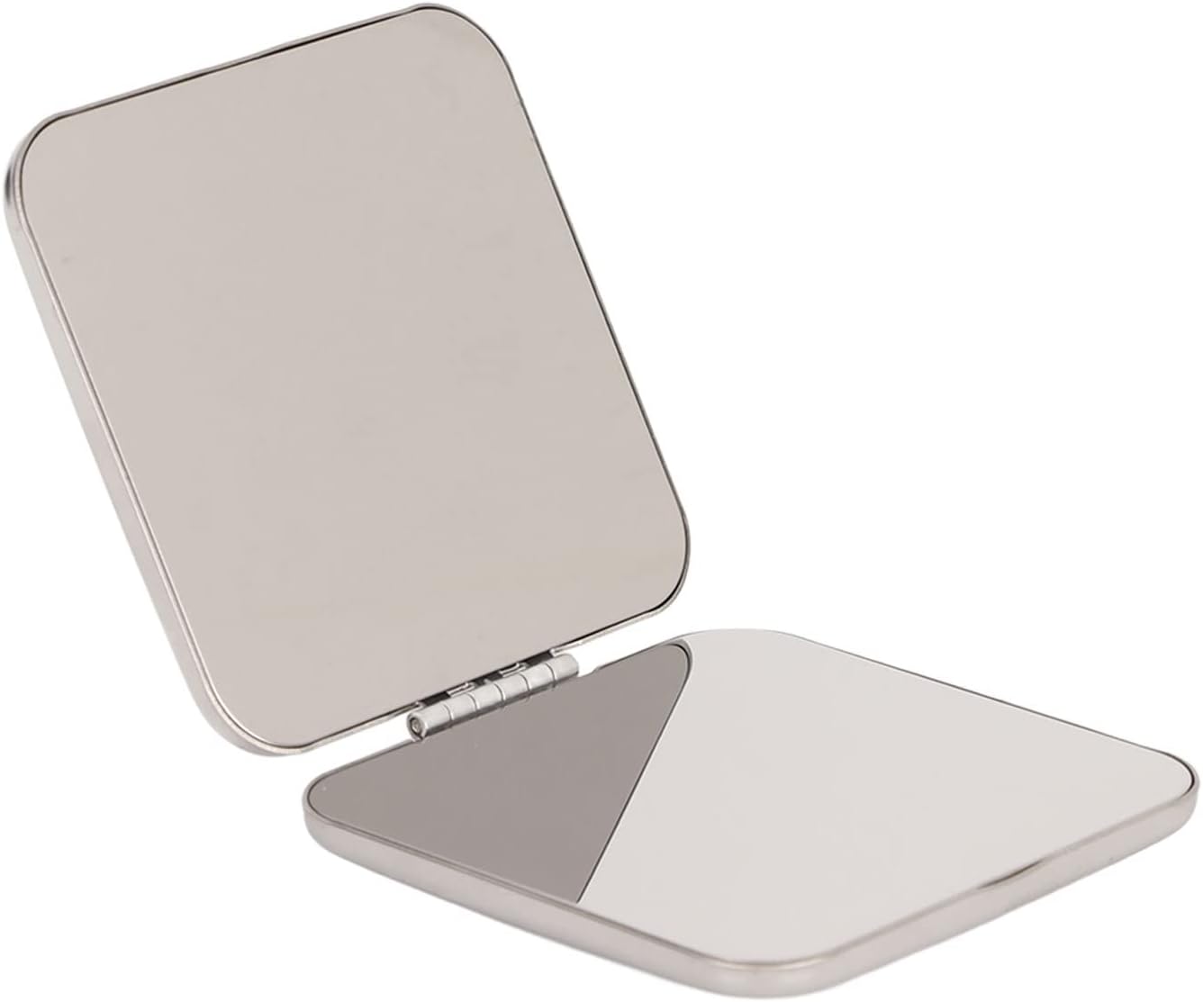Compact Travel Mirror, Foldable Design DIY Production Pocket Mirror Clear Image for Pocket for Package for Travel (Square)