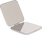 Compact Travel Mirror, Foldable Design DIY Production Pocket Mirror Clear Image for Pocket for Package for Travel (Square)