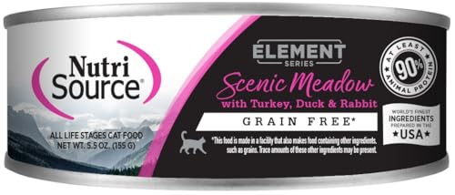 NutriSource Element Series Wet Cat Food, Scenic Meadow, 5.5 Ounce (Pack of 12)