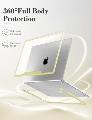 iCasso MacBook Neo Case 13 inch with A18 Pro Chip 2026 A3404 Citrus Yellow — view 5