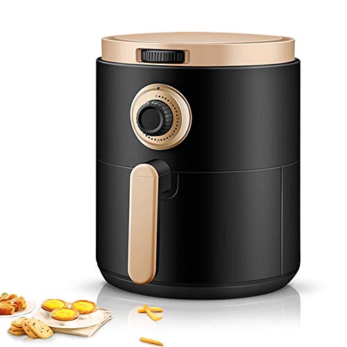 Heißluft-Fritteuse, Öl- und Fettfrei, 4.2 Liter Fassungsvermögen, 30 Minuten-Timer, stufenlos regelbarer Thermostat (80-200°C),B
