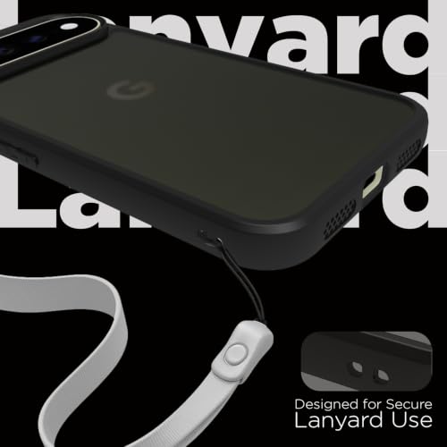 Image of RIGGEAR Shockproof Sleek Hybrid Armor Back Cover Case for Google Pixel 11 Pro XL (Smoke Black Matte PC + Black TPU Bumper)