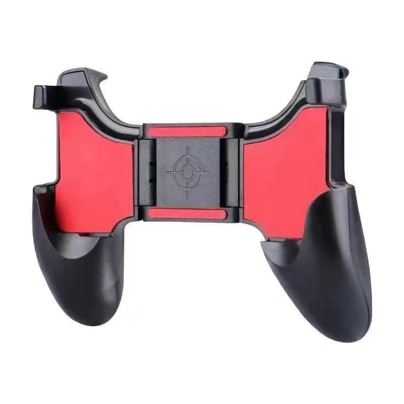 ELICTECH Controller di gioco mobile, gamepad meccanico a quattro dita con impugnatura regolabile pieghevole, impugnatura antiscivolo in ABS per giochi FPS, compatibile con smartphone fino a 6,5