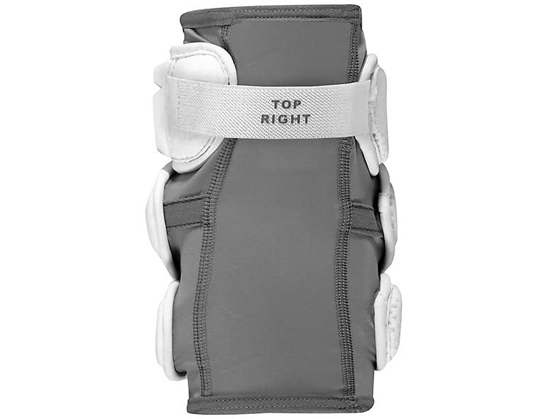 Warrior Evo Pro Lacrosse Elbow Pads, White (Medium)