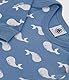Petit Bateau A0BUO Langärmliger, Fußloser Schlafanzug Unisex Baby Beach/Marshmallow 3 Monate
