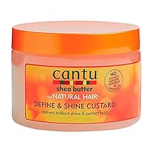 Cantu Shea Butter for Natural Hair Define & Shine Custard, 12 Ounce Pack of 6