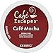 Cafe Escapes™ Single-Serve Coffee K-Cup® Pods, Cafe Mocha, Carton Of 24
