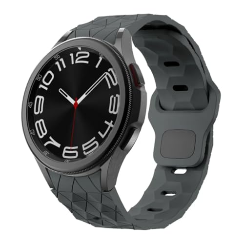 Image of WRIGSS Silicone Strap Compatible with Samsung Galaxy Watch 7 6 5 4 FE - No Gap Football Texture Band, Soft & Durable Replacement Wristband for 40mm 44mm Standard & Classic Models - Men & Women