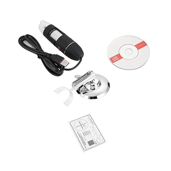 Shipenophy USB Elektronisches Mikroskop Digitale Lupe 500X Inspektionskamera für die Ausbildung mit Fokussiereinstellung… – Bild 7