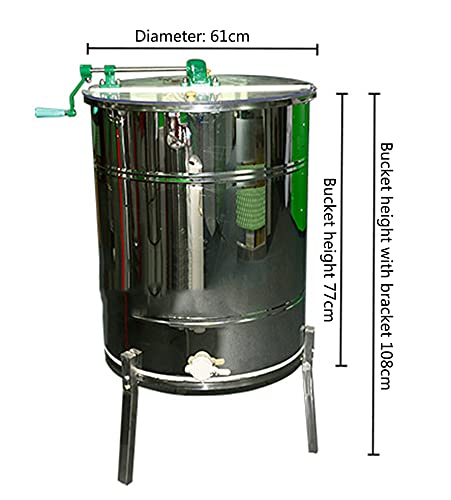 4 dozen handmatige self-clamshell pure rvs milt honing shaker imkerij gereedschap honing emmer centrifuge honing… - Image 6