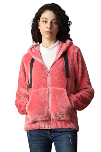 Image of High Star Women Solid Polyster Oversized Fit Long Sleeve Jackets