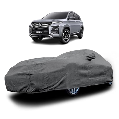 Image of Heavy-Duty Car Cover for Compatible with MG Hector (2019 to 2025 All Models) Deluxe Car Protection Cover - Waterproof & UV-Resistant All-Season Exterior Protection