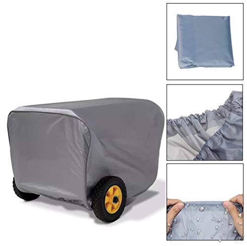 N&F Weather-Resistant Storage Cover for Portable Generators,Waterproof Heavy Duty Lawn Mower Cover, UV and Dust Protection Lawn Tractor Cover