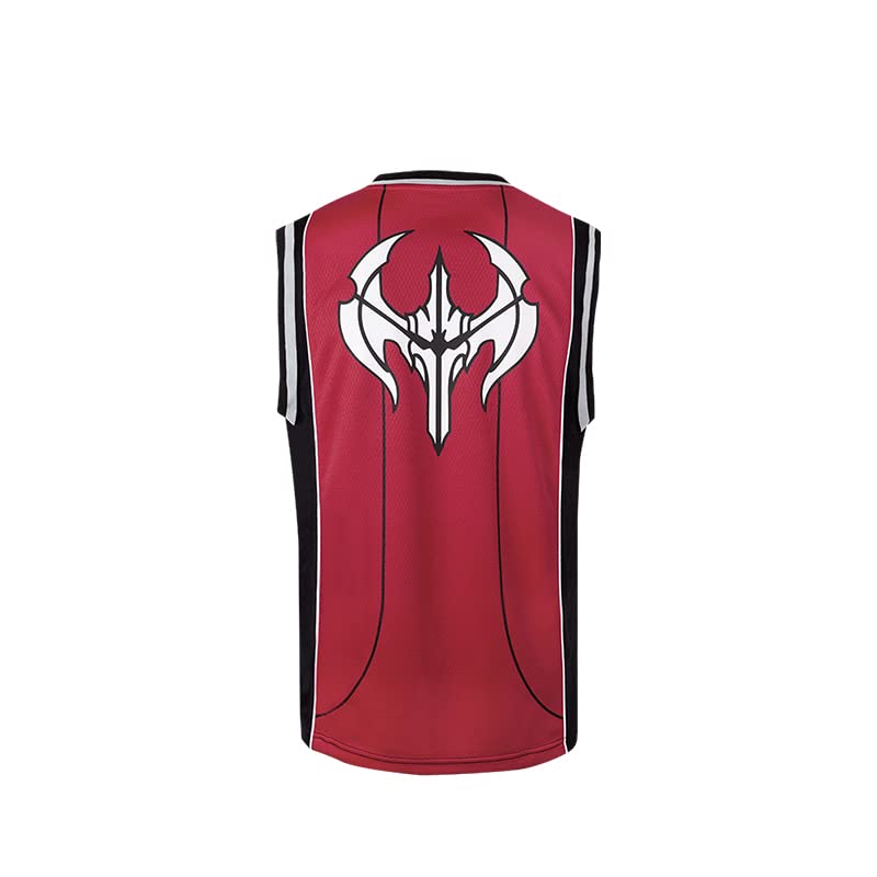 Slam Master Shohoku Sakuragi Scuola Basket Squadra Top Camicia LOL League of Legends Noxus Gilet Sport Allentato Uniforme Maglie