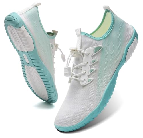 Image of WateLves Water Shoes Mens Womens Beach Swim Shoes Quick-Dry Aqua Socks Pool Shoes for Surf Yoga Water Aerobics