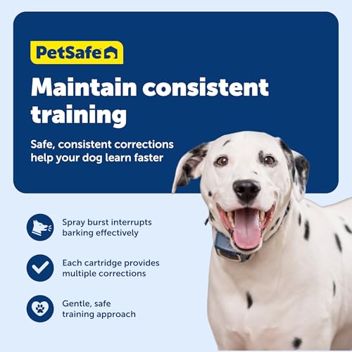 PetSafe Spray Bark Unscented Refill, Cartridges Spray Bark Collar, Refill Cartridge Only, Collar Not Included, 3-Pack