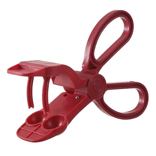 Zerodis Portable Cherry Pitter Tool, Stainless Steel Handheld Fruit Pitter Tool with Lock Olive Core Remover Kitchen Gadget for Making Cherry Jam Desserts Baking Hawthorn Berries (Red)