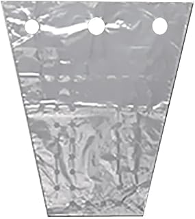 1000-Pack Vented Produce Bags – Clear Plastic Grape Bags with Handle, 12" x 13.5", Ideal for Fruit Packaging, Display, and Transport