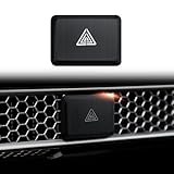 Polodunn for Honda Civic 2022-2025, for Accord/HRV/CRV 2023-2025, for Acura Integra 2023 2024 - Hazard Warning Light Push Button Cover, Emergency Flashers Trim Accessories (Black)