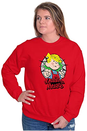 Brisco Brands Retro Old School Dennis The Menace Sweatshirt for Men or Women3
