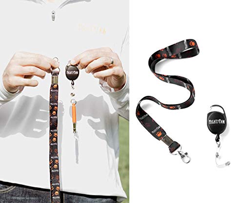 Mighty Paw Training Whistle, Silent Dog Whistle With Retractable Belt Attachment And Neck Lanyard, No Bark Dog Training Tool For Obedience And Recall. (Orange) #TOP1