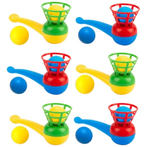Image of SNAPTRON Return Gifts for Kids, 6Pcs Magic Blow Pipe & 12Pcs Floating Ball Birthday Return Gift for Kids Creative Magic Blowing Ball Toy Party Game for Kid & Adults